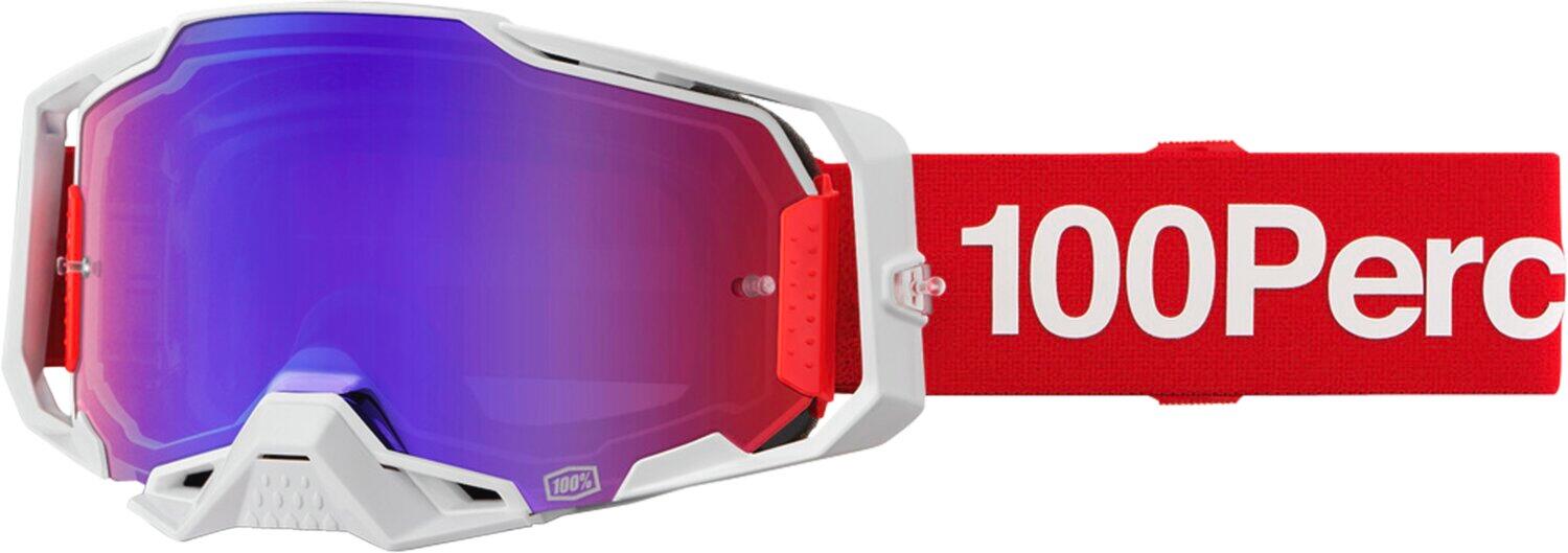 100% Armega Goggle Corbin - Mirror Red/Blue Lens