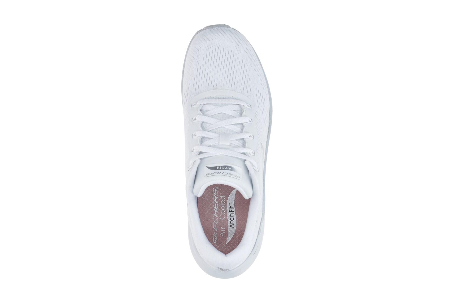Damen ARCH FIT 2.0 GLOW THE DISTANCE Slip-On Weiß / Silber 6/7
