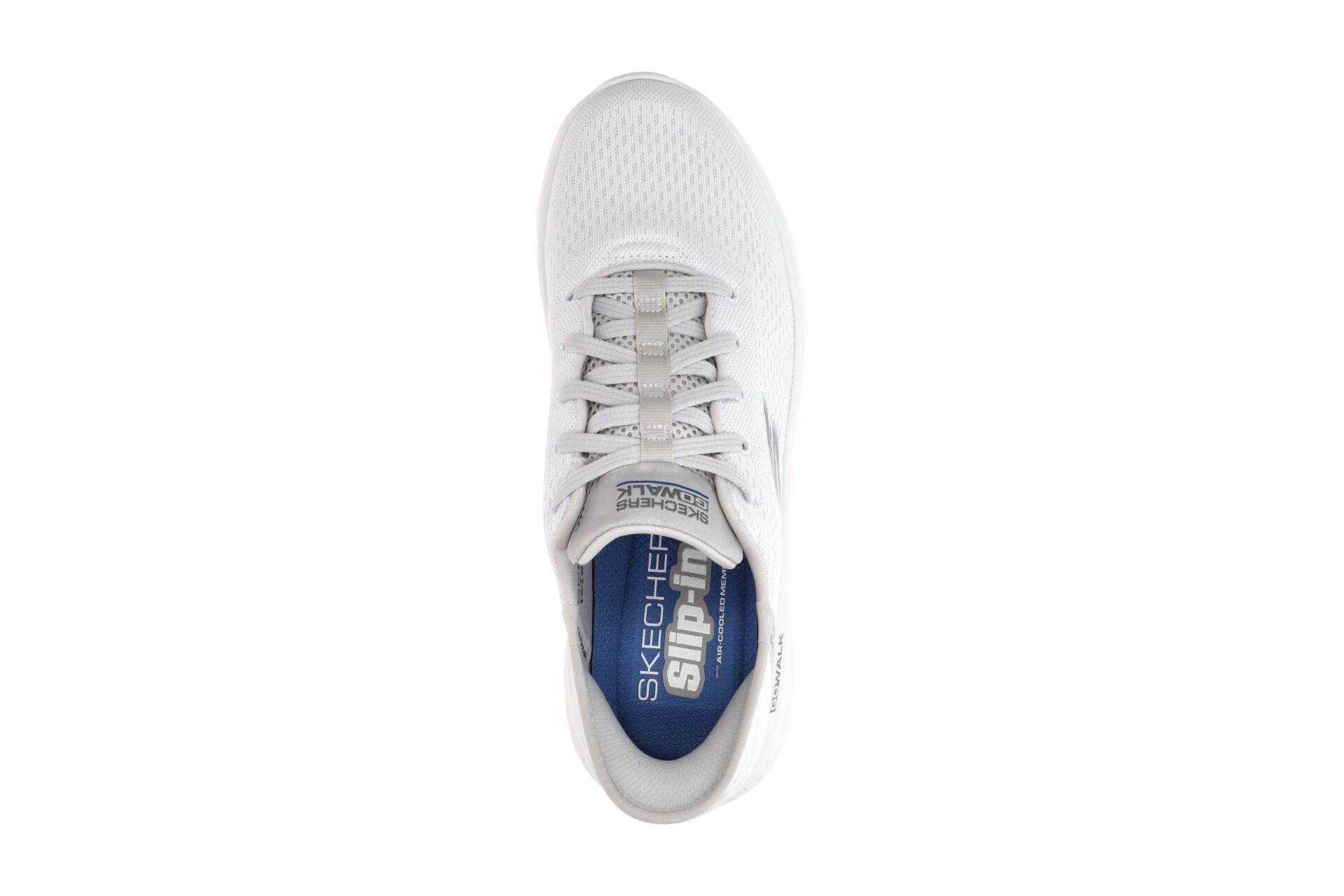 Skechers Herren GO WALK FLEX - New World Sneakers Slip ins Vegan 216505 WGY weiß 6/7