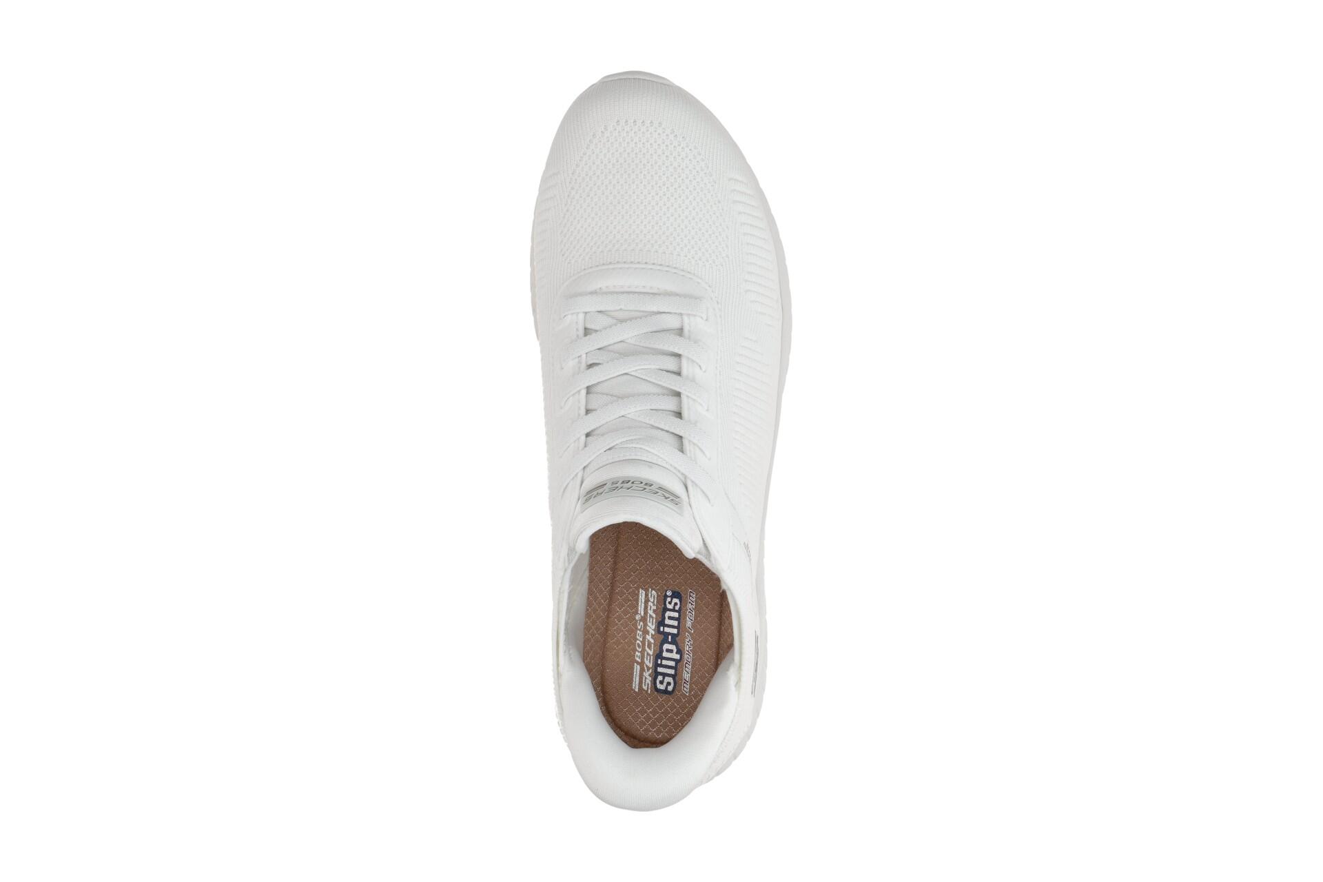 Calçado Skechers Bobs Squad Chaos - C, Branco, Mulheres 6/7