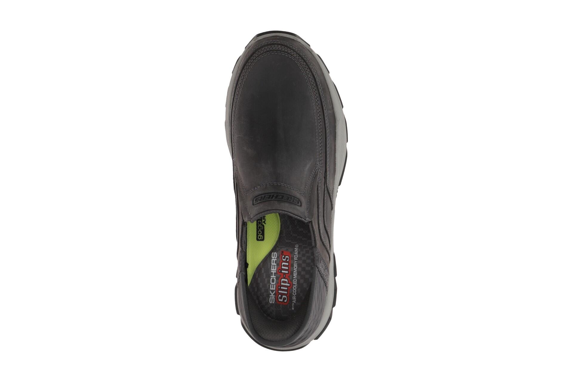 Turnschuhe Mann Skechers Slipins Respected Elgin Schwarz 6/7
