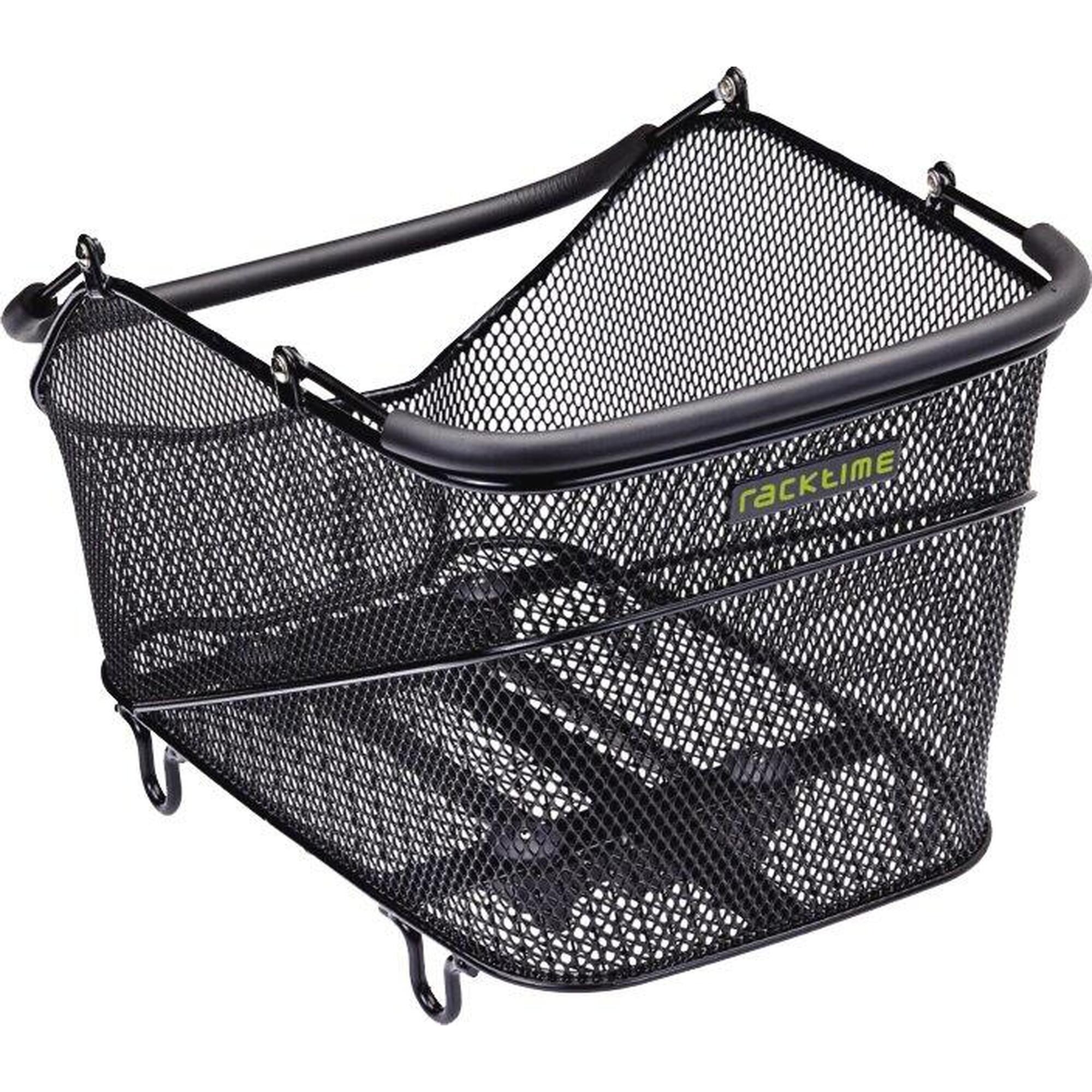 Racktime - Panier Vélo Arrière Avec Anse Sur Porte Bagage Compatible Système Snap-it 2.0 Ra - Adaptateur Pour Porte Vélo - Noir - Taille Unique - Decathlon