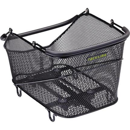 Tylny koszyk rowerowy z uchwytem na bagażniku kompatybilny z systemem snap-it 2.