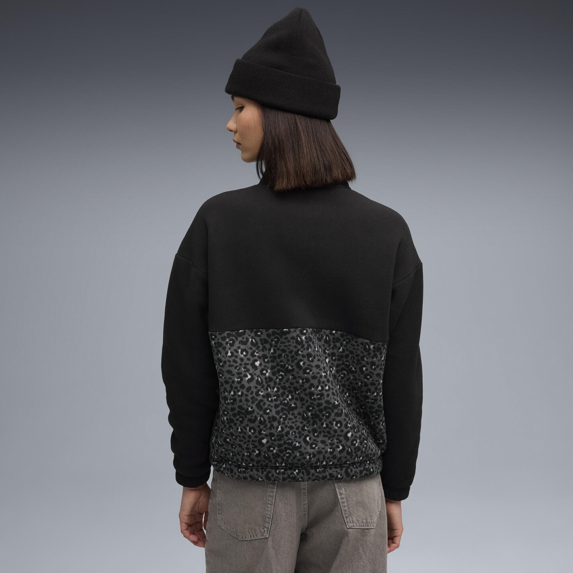 Sweat col rond décontracté à imprimé animal Essentials Femme PUMA 3/5