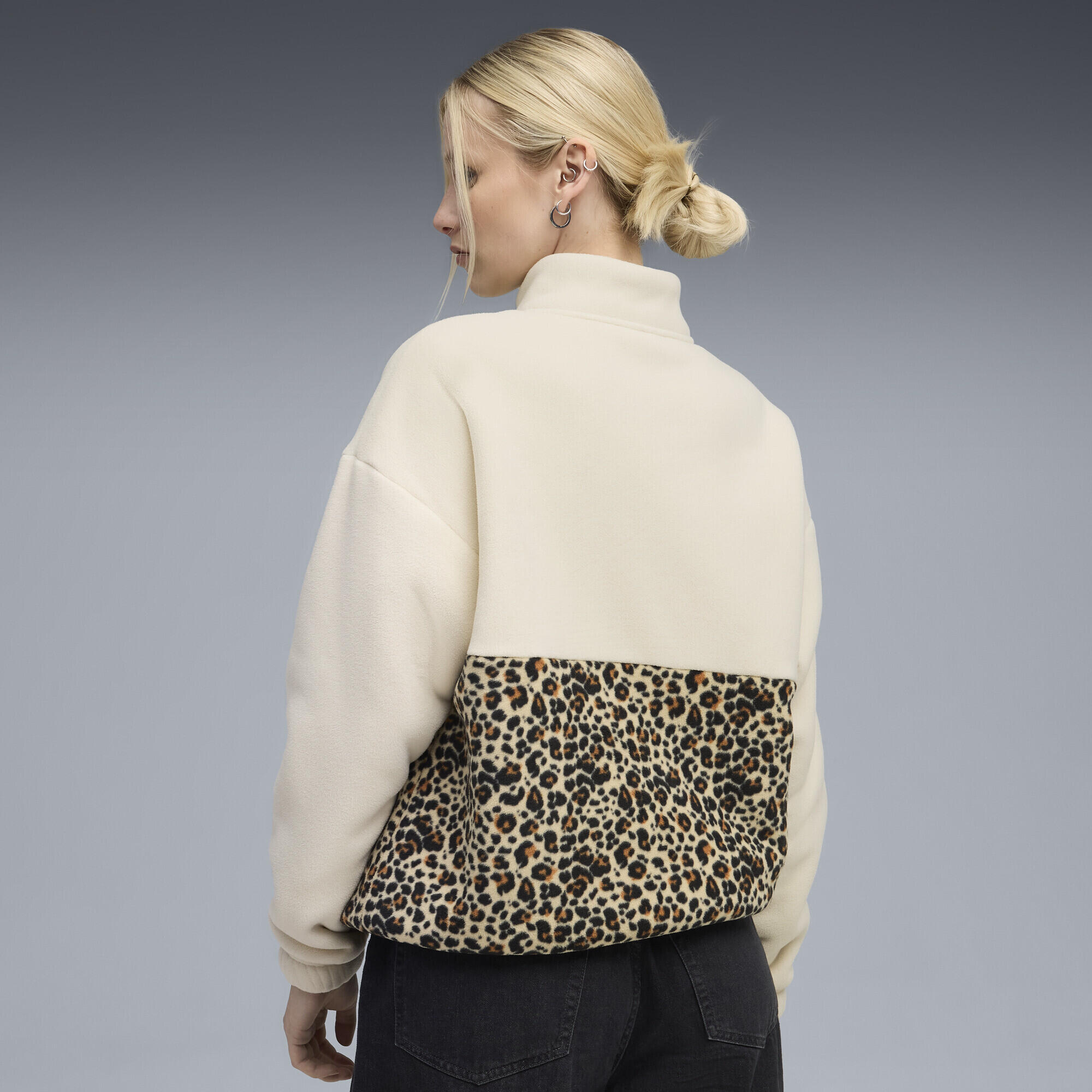 Sweat col rond décontracté à imprimé animal Essentials Femme PUMA 3/5