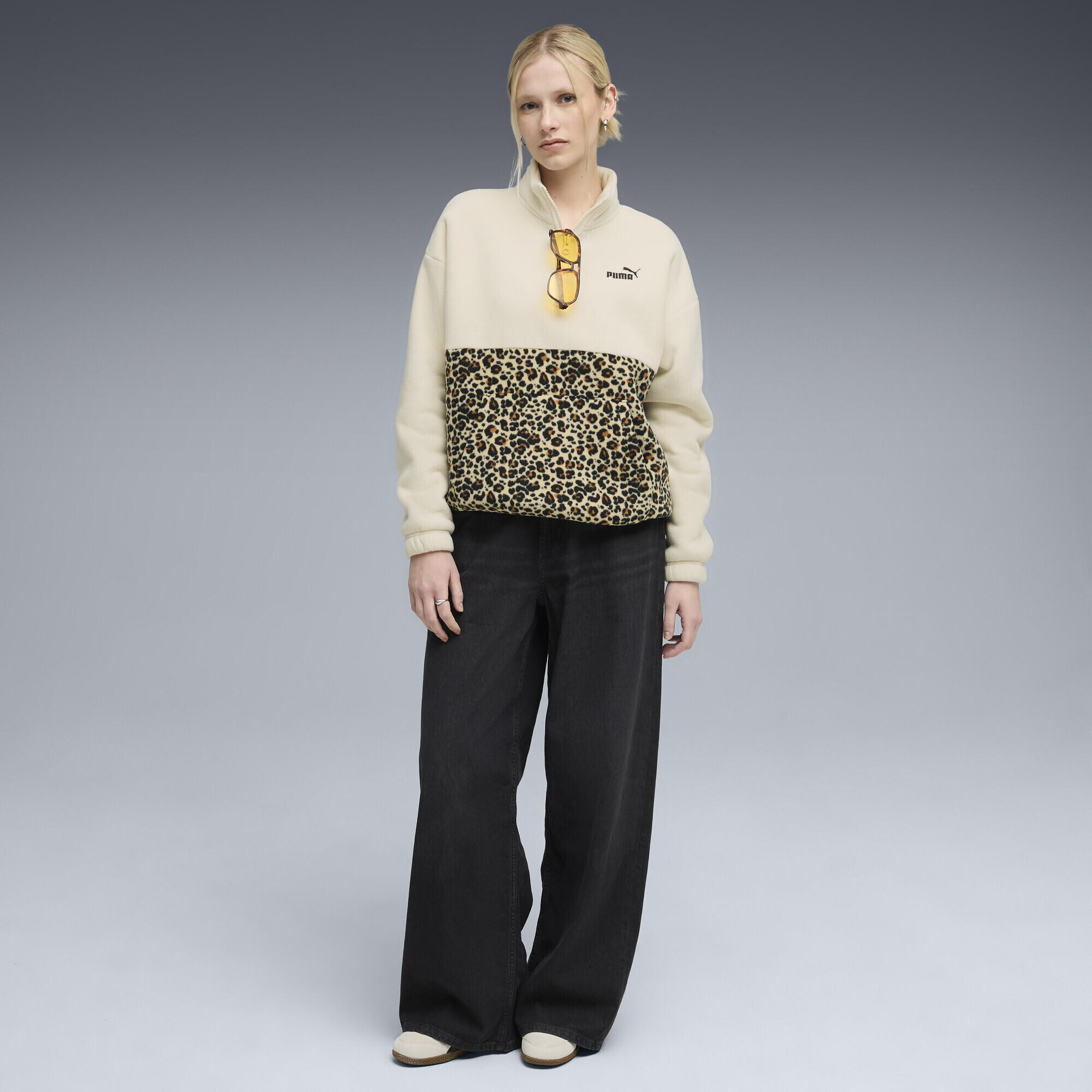 Sweat col rond décontracté à imprimé animal Essentials Femme PUMA 4/5
