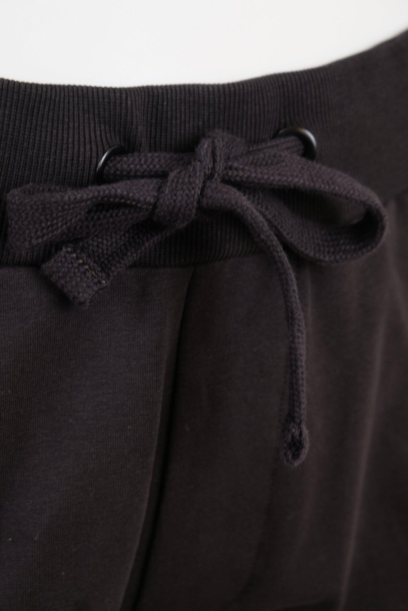 Pantaloni joggers Esercito lunghi neri in cotone uomo 4/4