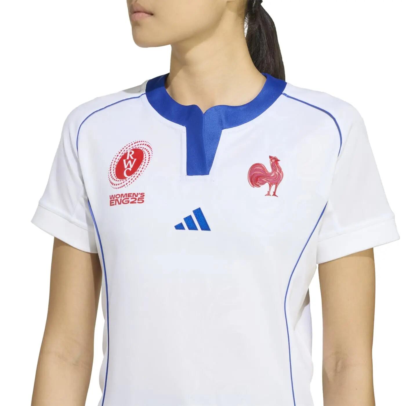 France Women's Replica Away Rugby Jersey WRWC25 7/7