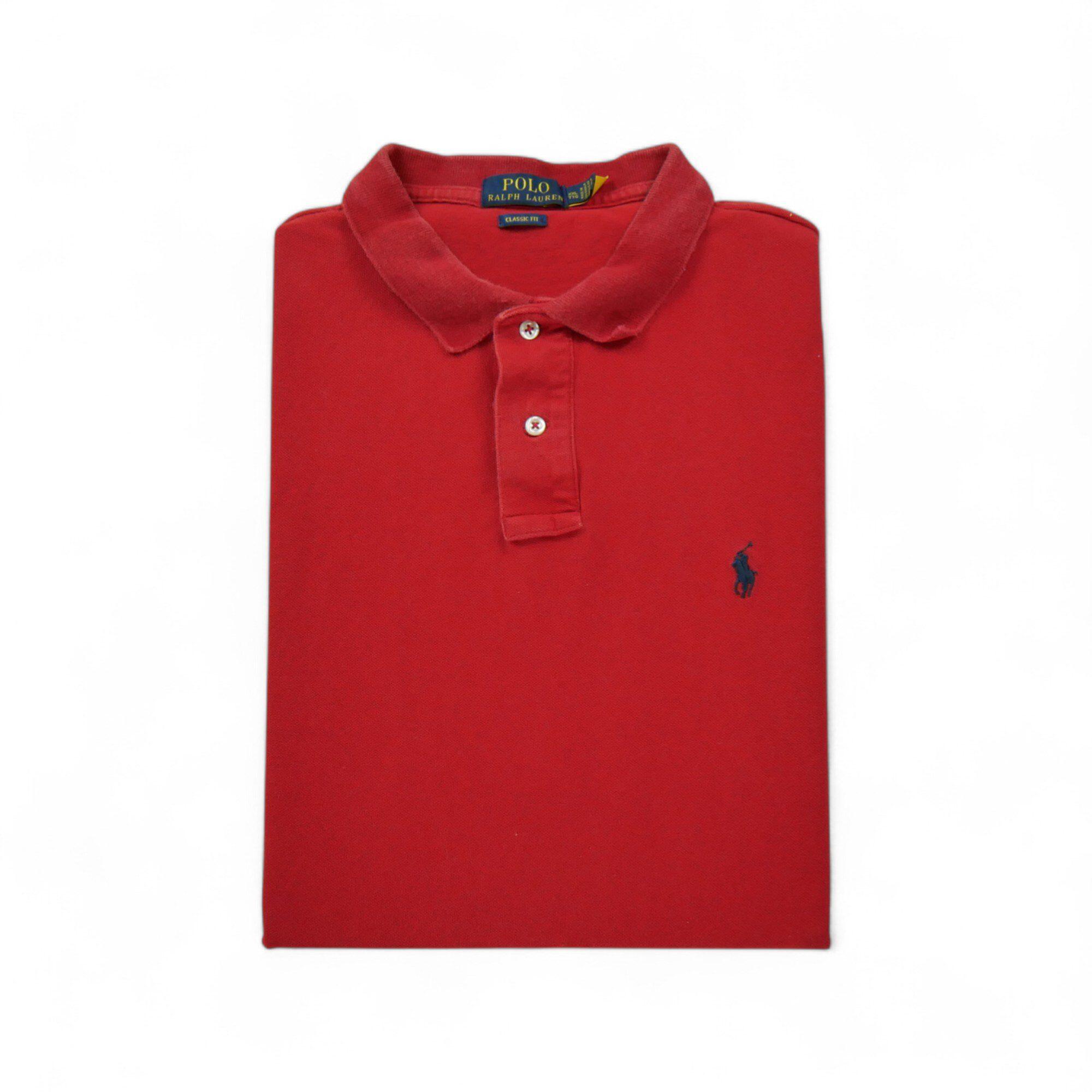 RALPH LAUREN Reconditionné - Polo manches courtes Homme Rouge - Excellent