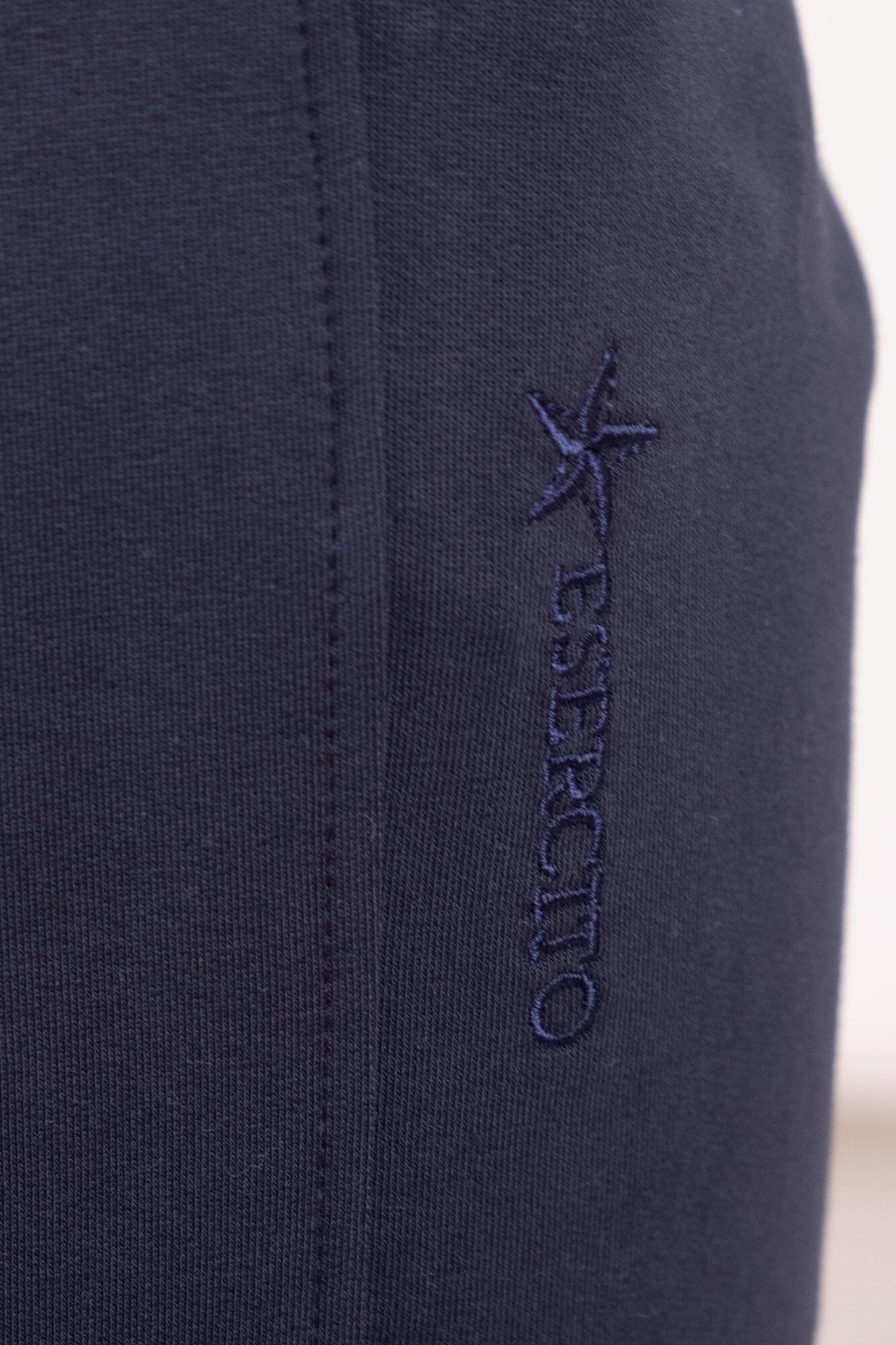 Pantaloni joggers Esercito lunghi blu in cotone uomo 3/3