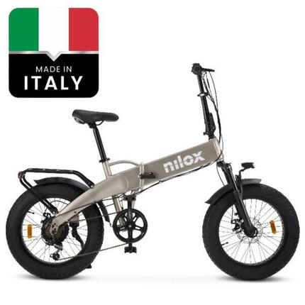 Vélo électrique NILOX URBAN - eBike X10 - Gris, Autonomie 90 km