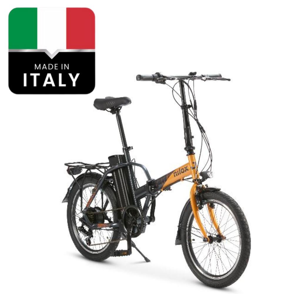 Nilox - Vélo Électrique Pliant Urbain Nilox, 25 Km/h, 40 Km D'Autonomie - Ebike J1 Pro - Vélo Ville - Jaune|orange - No Size - Decathlon