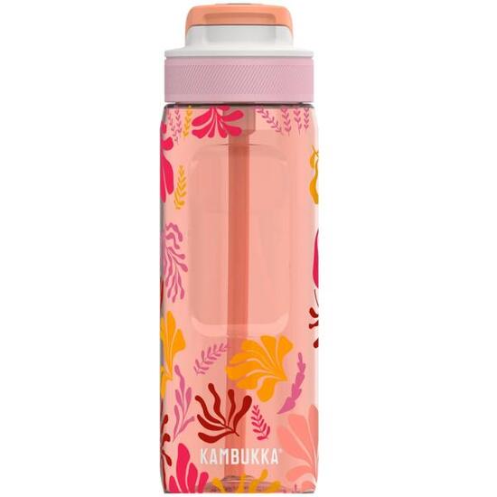 Trinkflasche auslaufsicher mit integriertem Strohhalm unisex - Lgoon 750ml