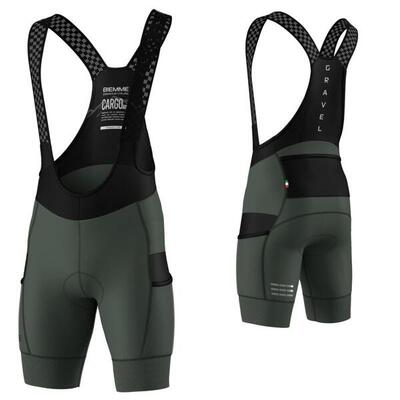 Spodenki rowerowe męskie Biemme Cargo Adventure 25 na szelkach