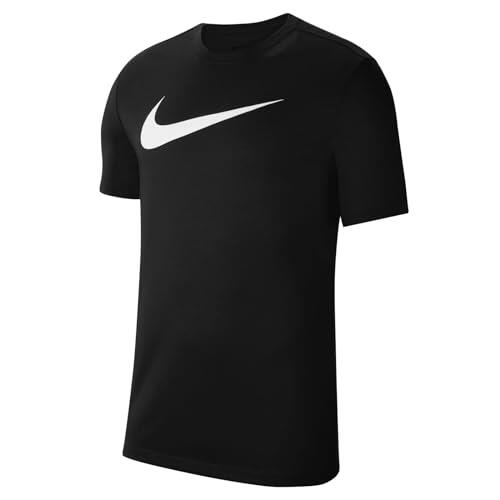Heren-T-Shirt met Korte Mouwen Nike 010  Wit/Zwart 6/7