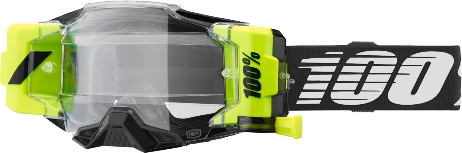 100% Armega FORECAST Goggle Black - Clear Lens