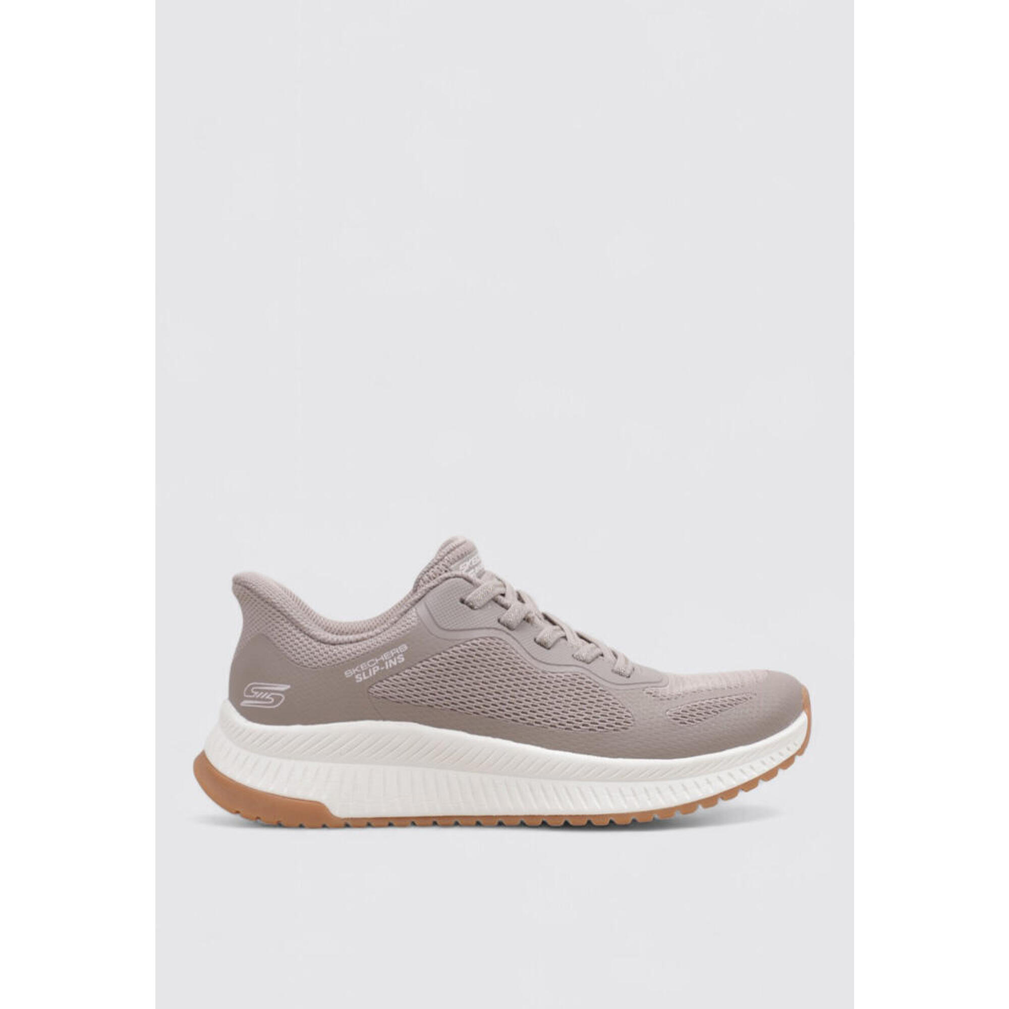 Skechers - Chaussure De Randonnée Baskets Femme Skechers Slip-ins: Bobs Squad 4 Ble - Baskets - Beige - Decathlon