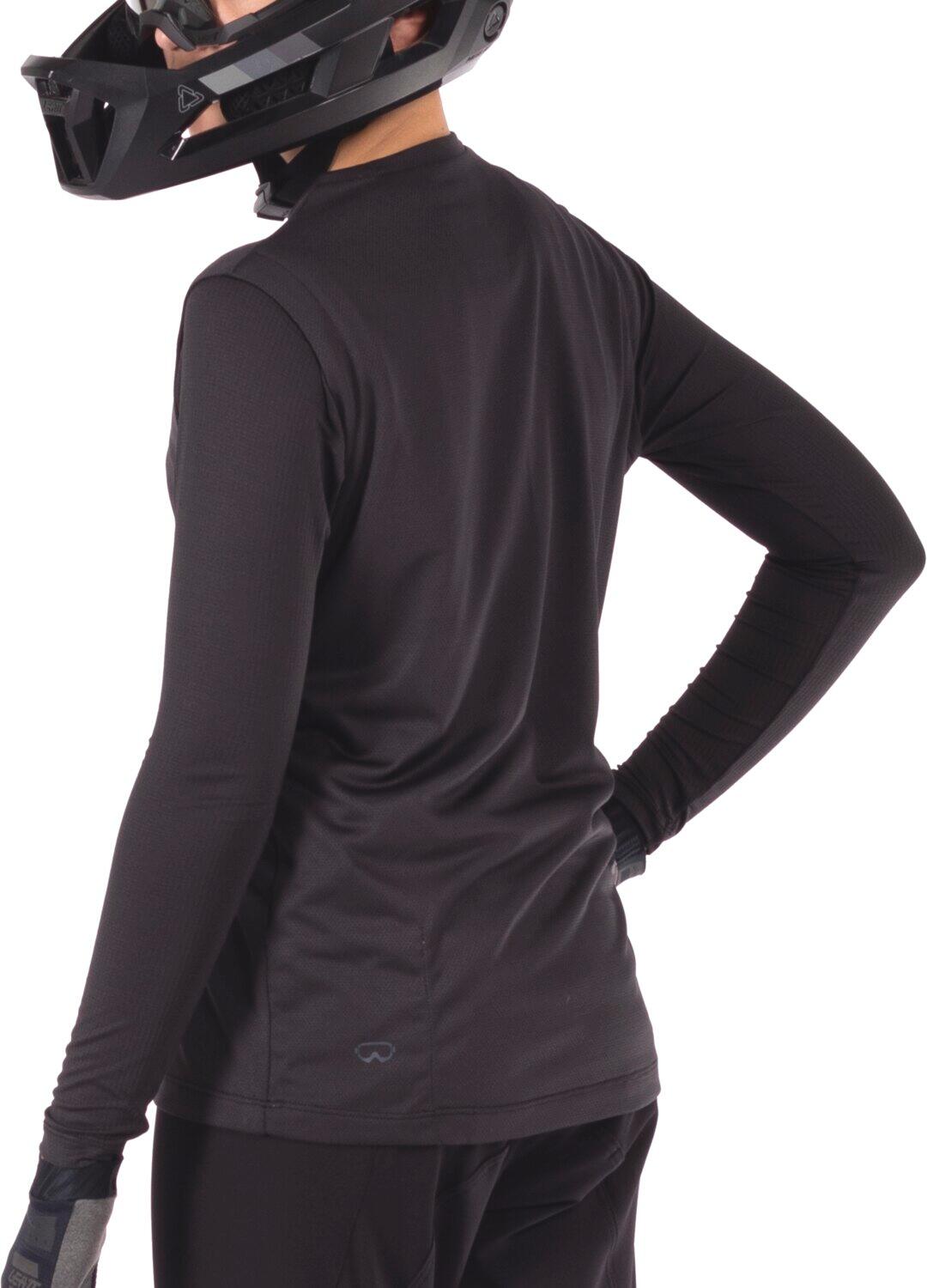 Combinaison MTB 1.0 confortable et respirante en noir pour enfants 5/7