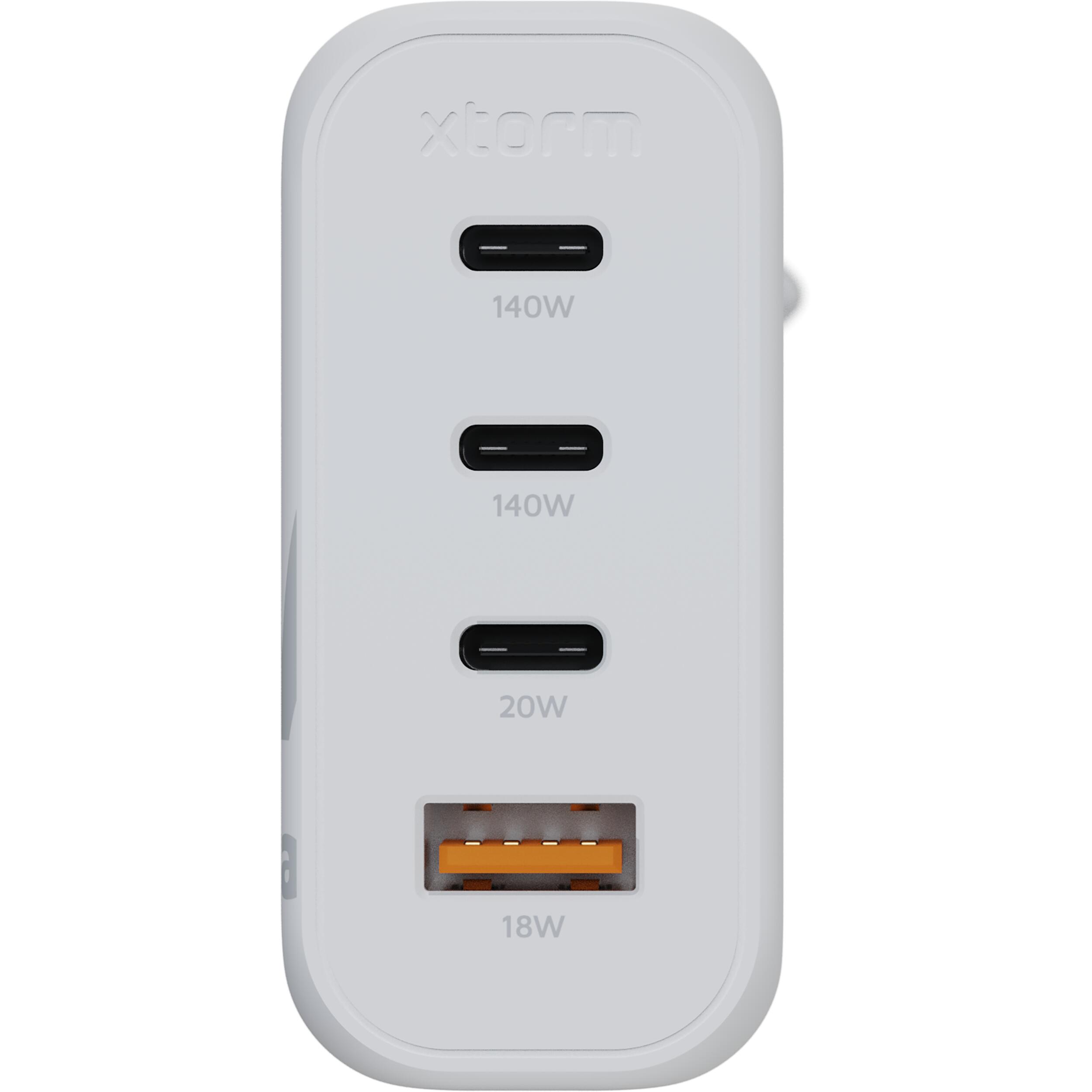 Xtorm 140W GaN2 Ultra Chargeur Mural - 3 x USB-C et 1 x USB-A 5/7