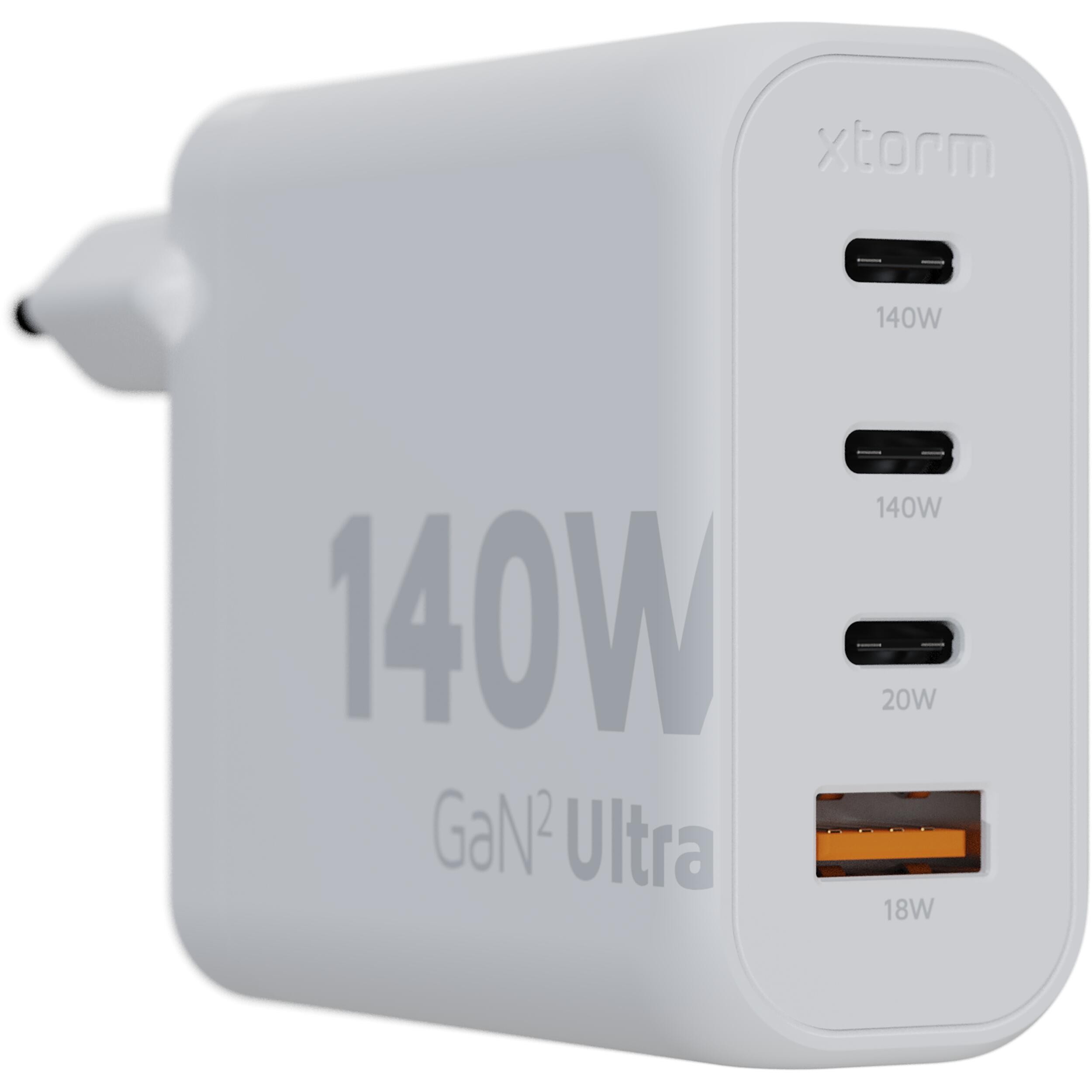 Xtorm 140W GaN2 Ultra Chargeur Mural - 3 x USB-C et 1 x USB-A 4/7