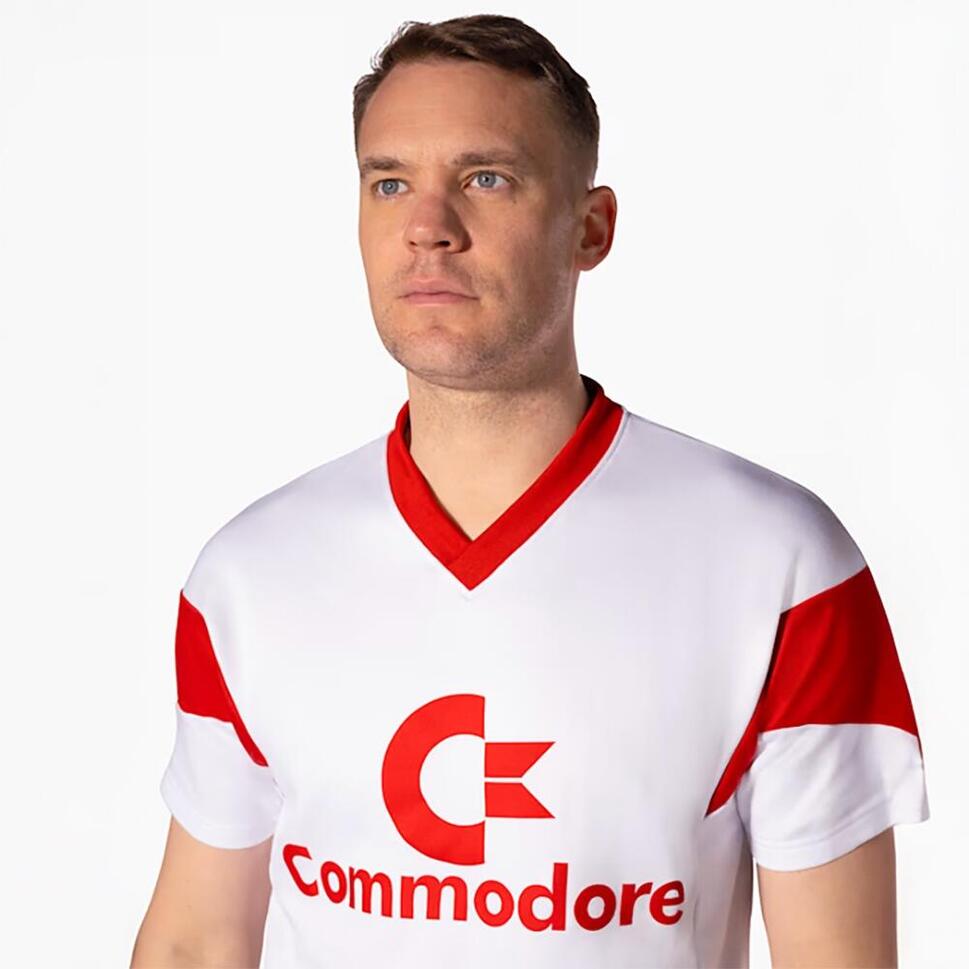 Koszulka retro piłkarska dla dorosłych - FC Bayern Monachium 1987-88 - Biała