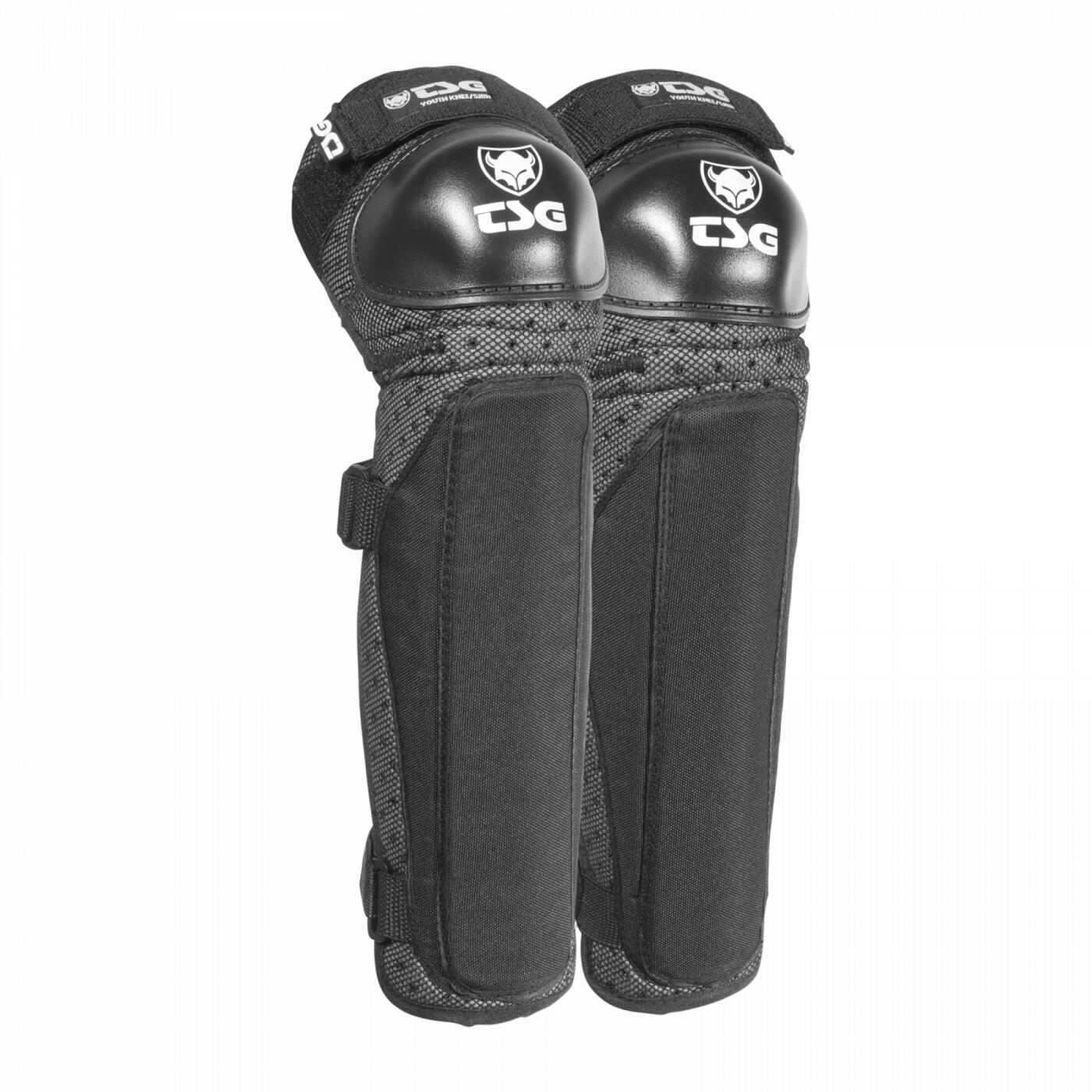 Proteções tsg youth knee-shin preto xs 760102-20-102