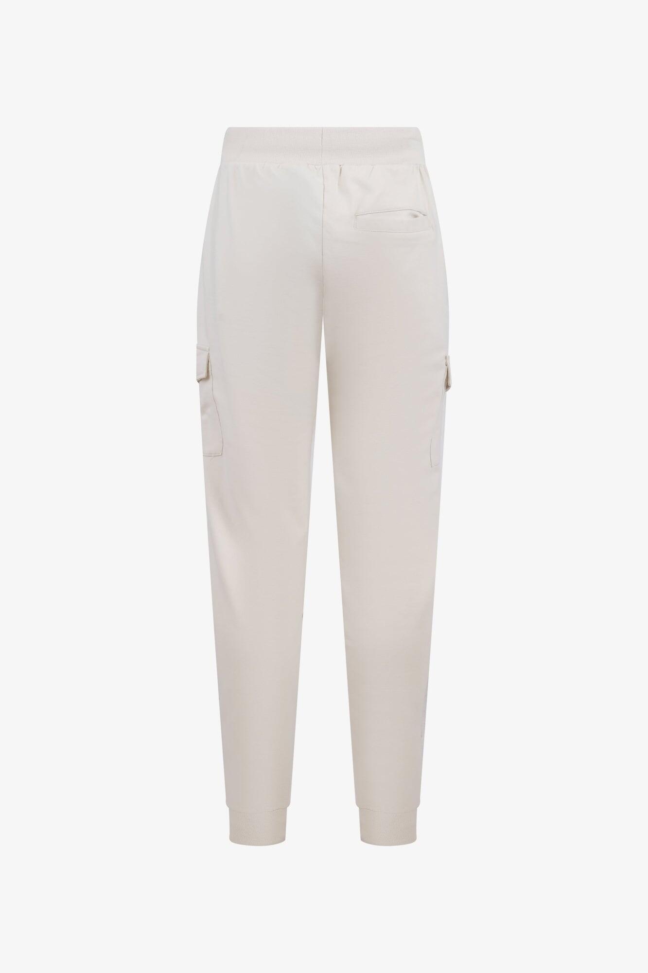 Pantaloni joggers Esercito lunghi kaki in cotone uomo 2/4