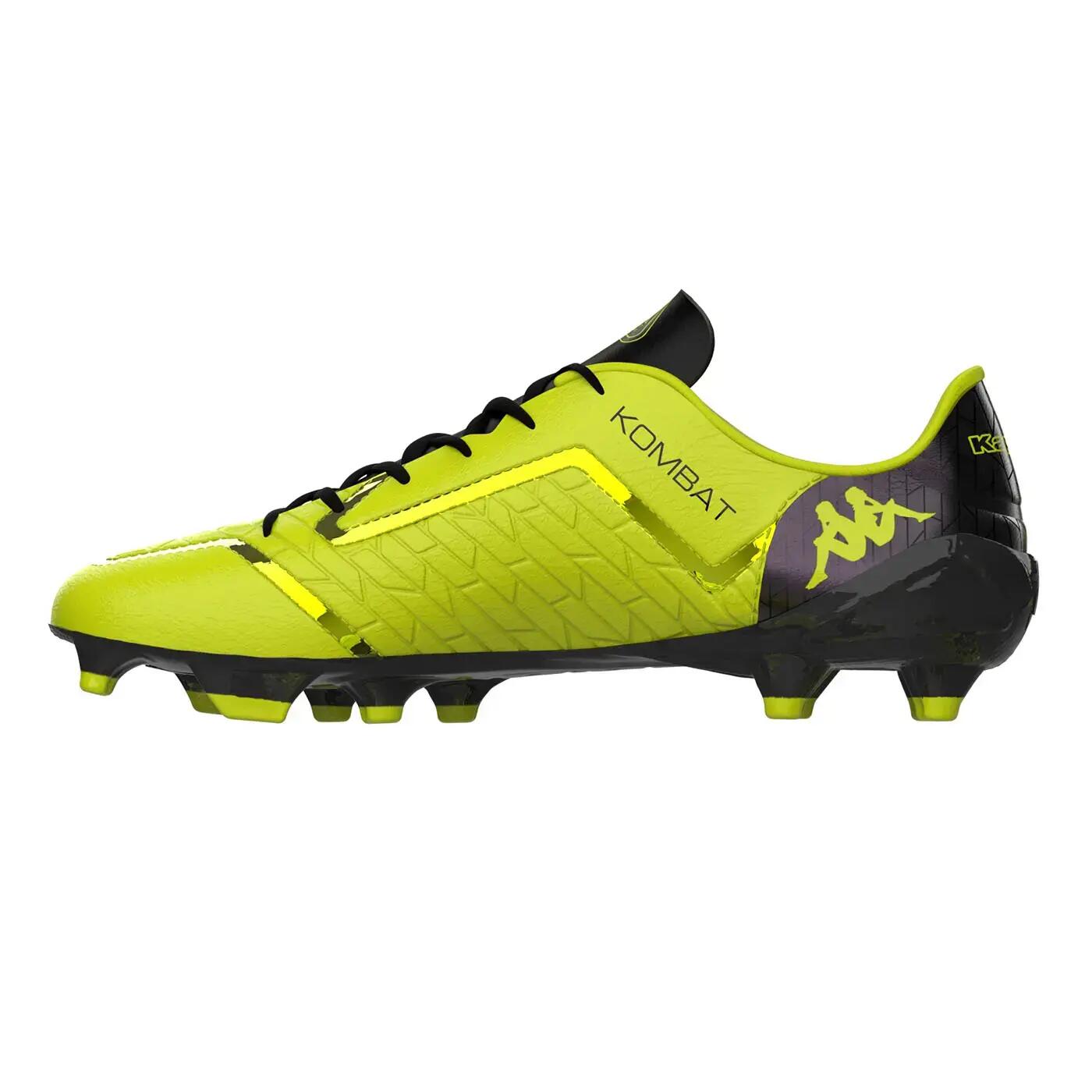 Scarpe da calcio Kappa Kombat Player Base FG Giallo‑Nero 3/7