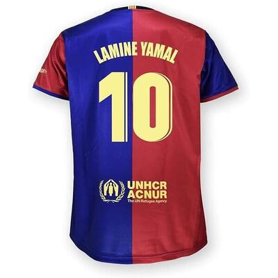 FC Barcelona komplet koszulka spodenki junior Home FCB 2024/25 Lamine Yamal