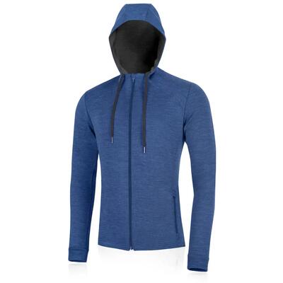 Merino sweatshirt voor heren karmin