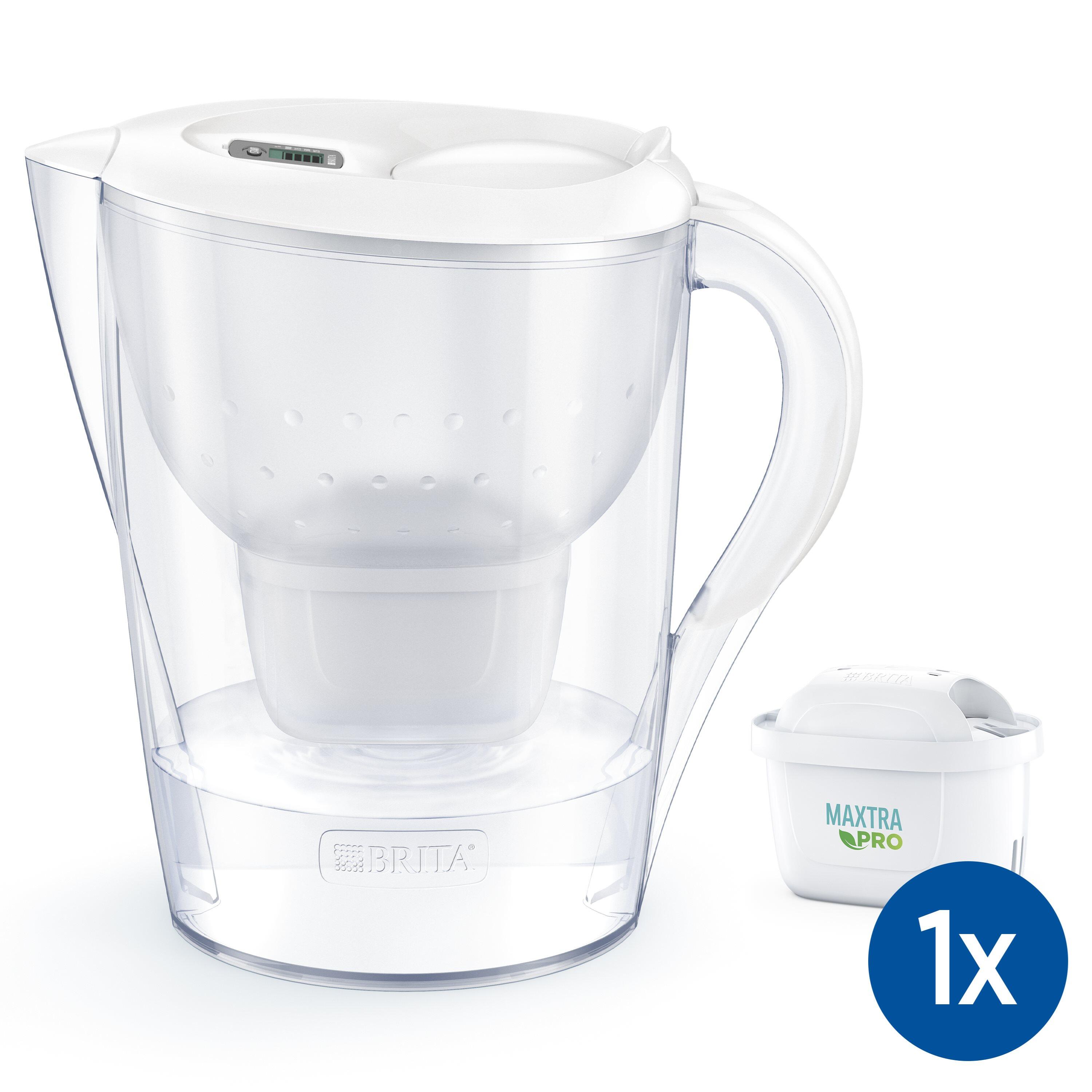 BRITA Marella Jarra Filtradora de Agua XL de 3,5 L, Incluye 1 Filtro MAXTRA PRO 3/7