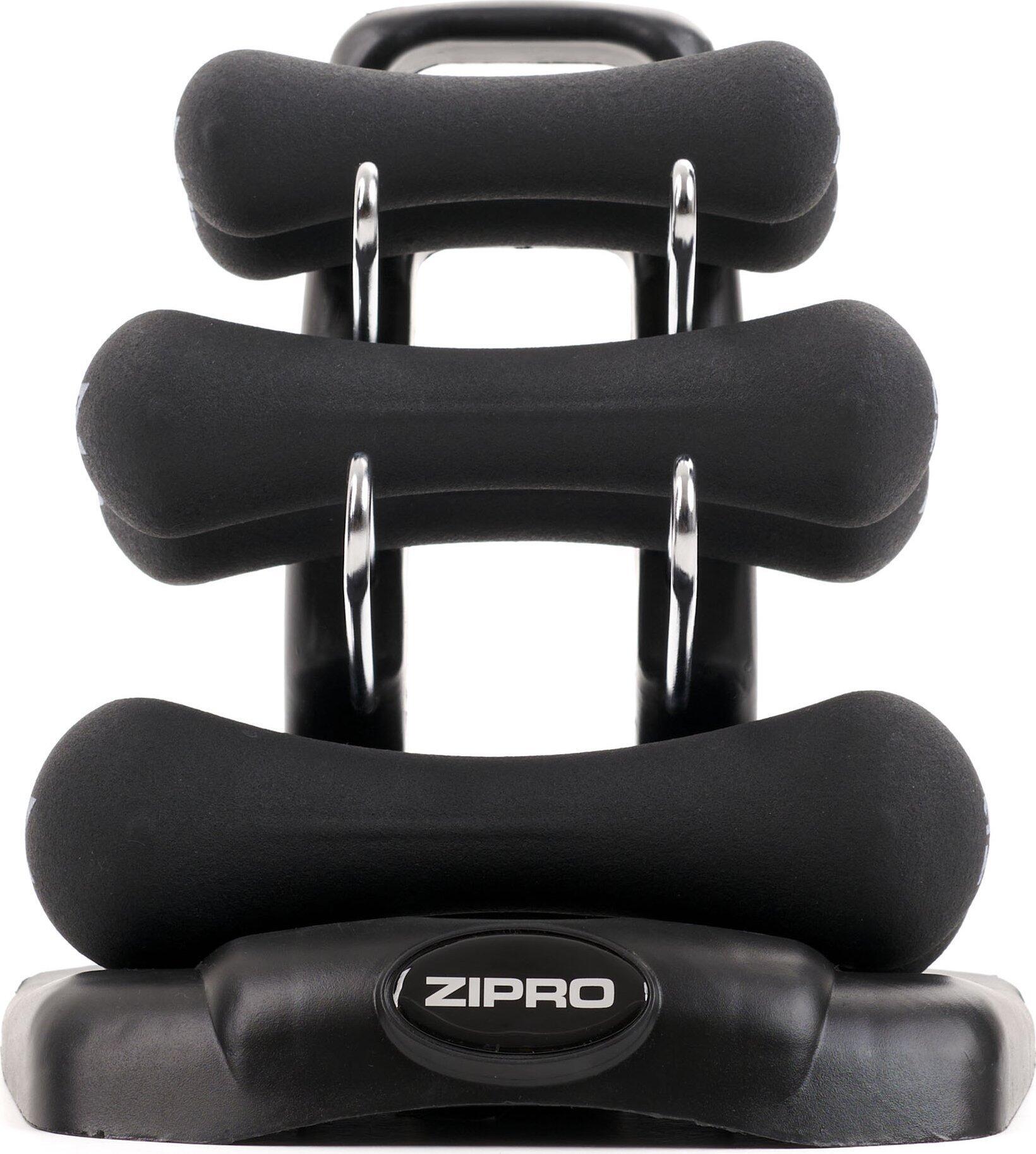 Set di manubri Zipro neopren 6 kg con supporto 3/6