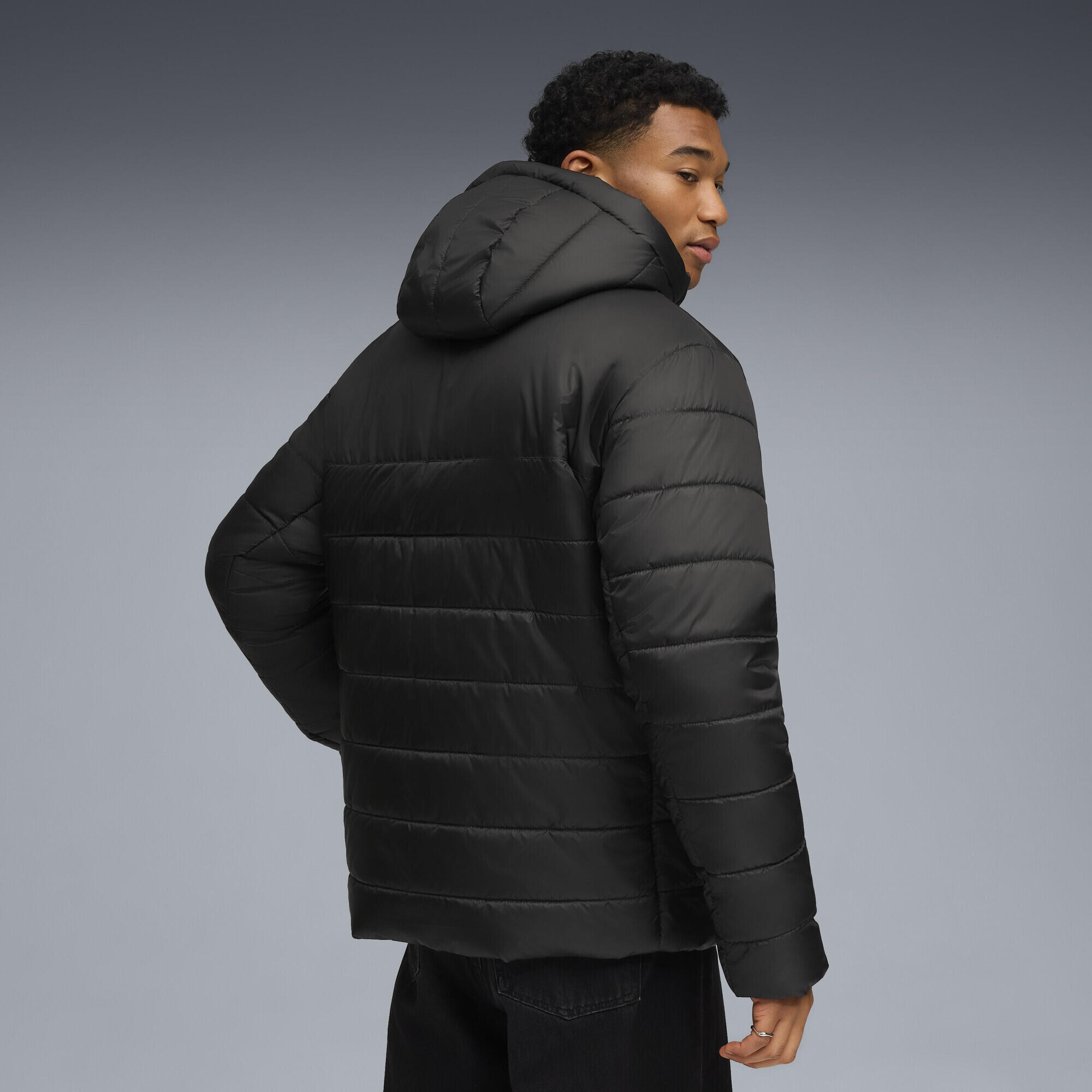 Essentials gewatteerd jack met capuchon voor heren PUMA 5/7