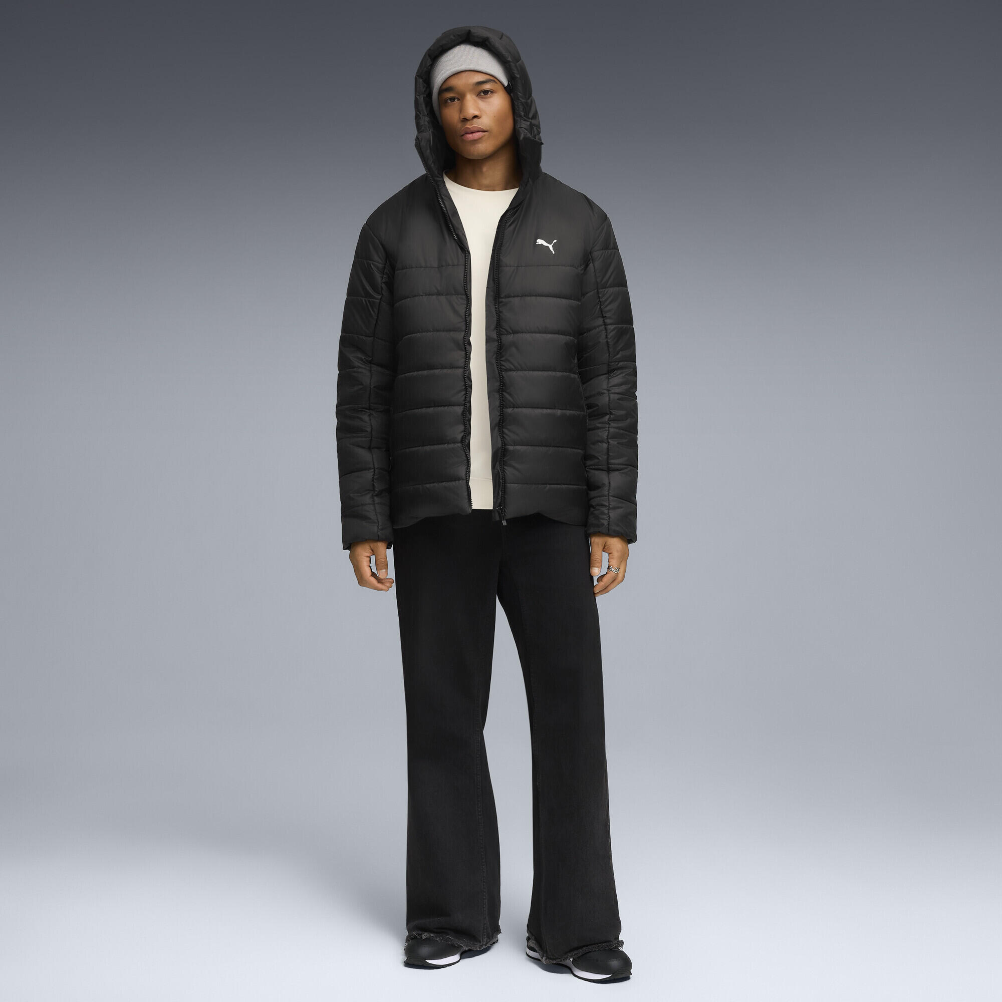 Essentials gewatteerd jack met capuchon voor heren PUMA 4/7