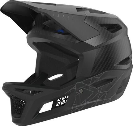 Casque MTB Gravity 6.0 avec coque en carbone et certifié DH Noir Unisexe