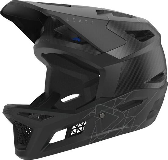 Casque MTB Gravity 6.0 avec coque en carbone et certifié DH Noir Unisexe