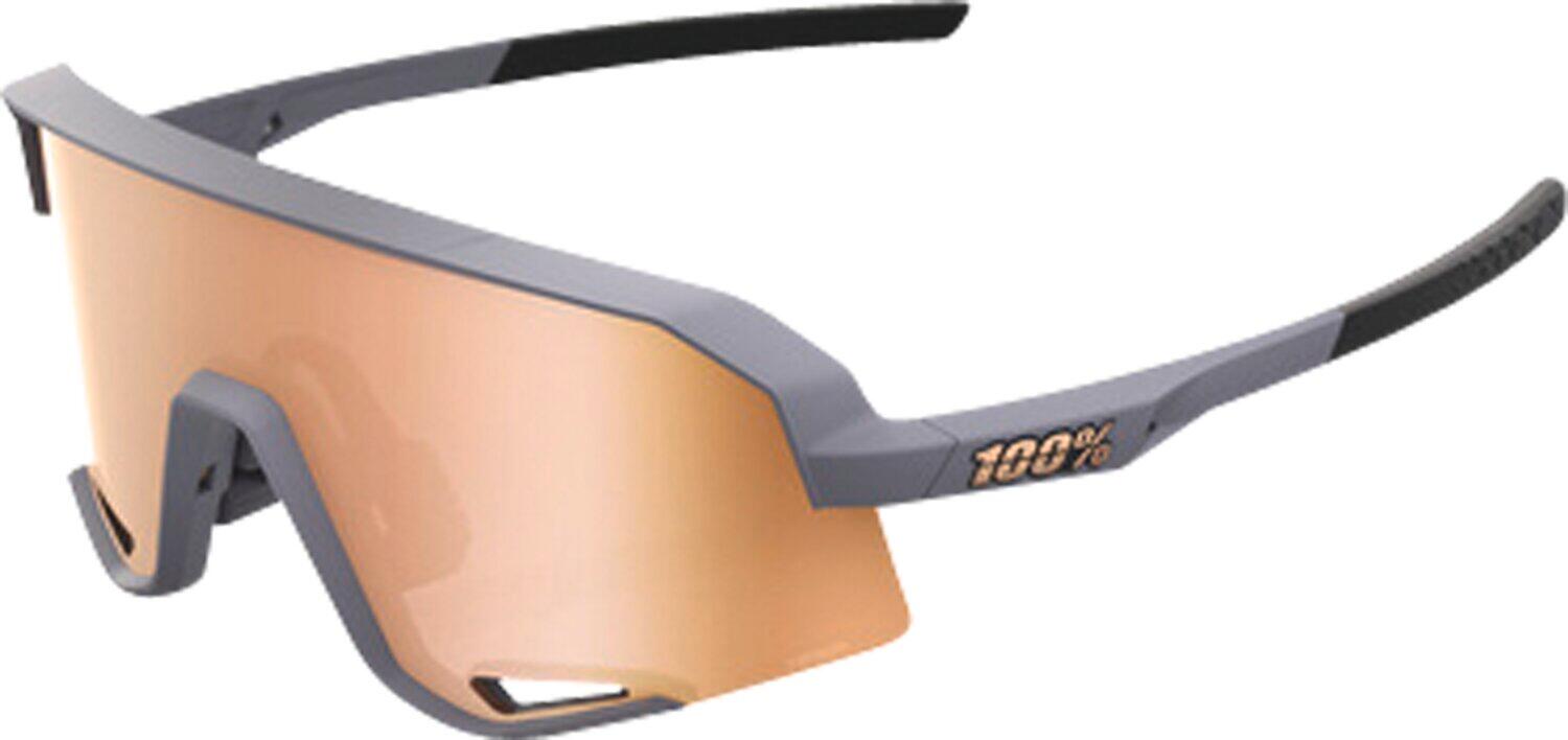 100% Occhiali Slendale - Soft Tact Grey - HiPER Copper Mirror Lens