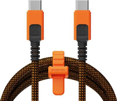 Xtorm xtreme usb-c naar usb-c pd 240w kabel - 1.5 meter - oranje