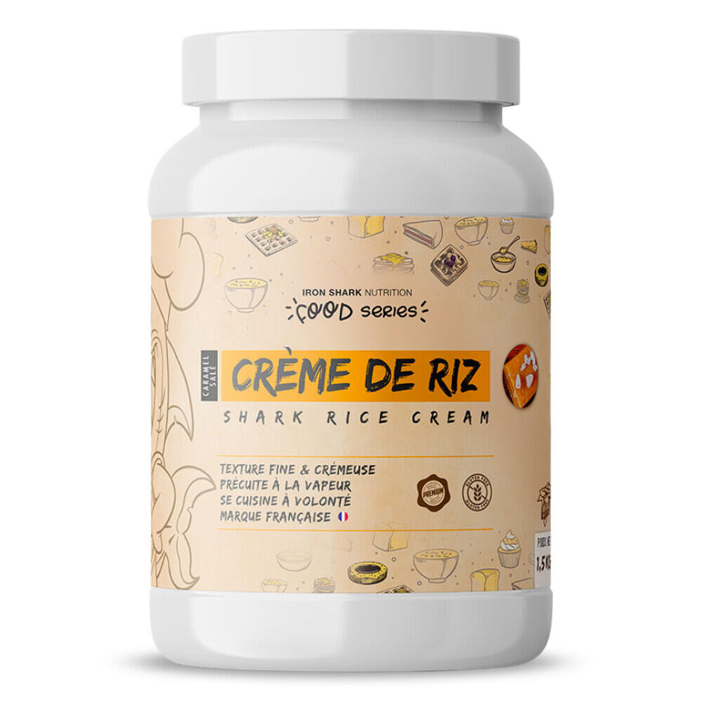 Iron Shark - Crème De Riz - Shark Rice Cream - Caramel Salé 1500g - Crème Énergétique - 1,5 Kg - Decathlon