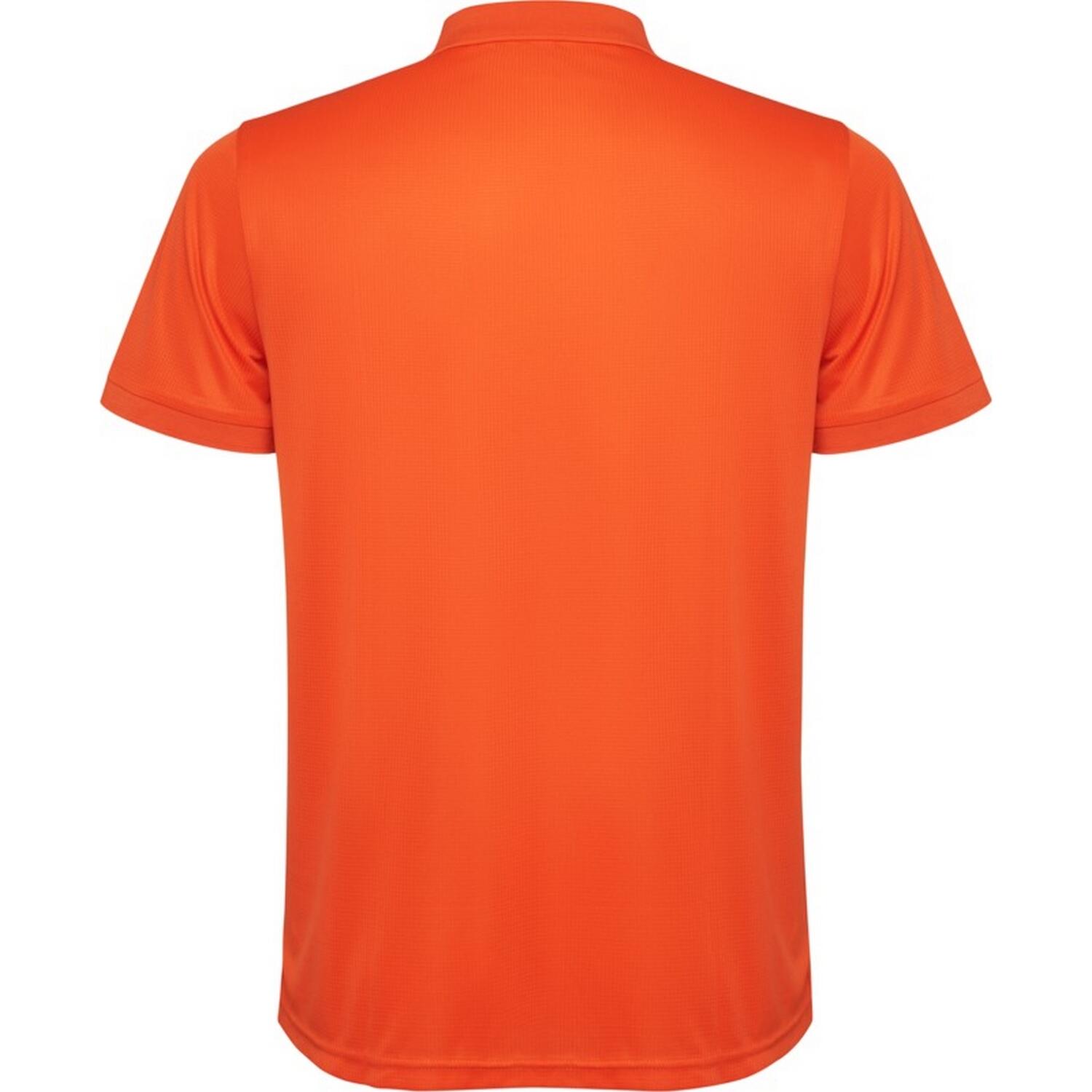 Polo Tormo de Manga Corta para Hombre Naranja Fuego 2/4