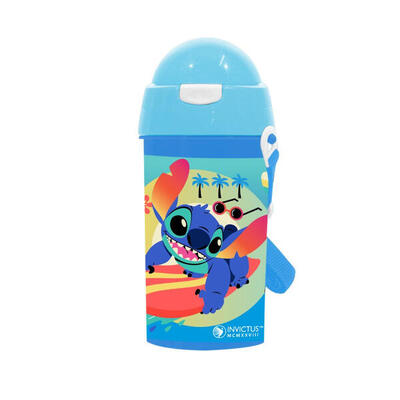 BOTELLA CANTIMPLORA TÉRMICA 500 ML INFANTIL SENDERISMO Y MONTAÑA STITCH