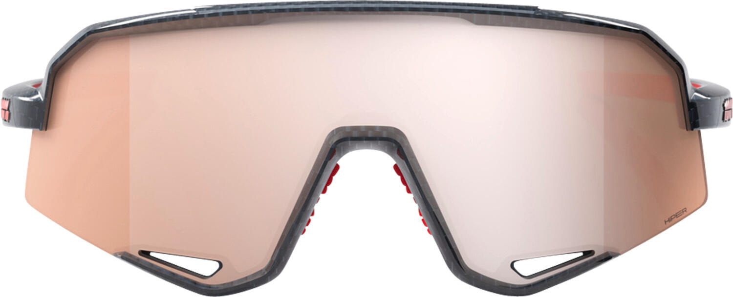 Brille Slendale - Gloss Crabon Fiber - HiPPER Crimson-Silver Mirror Lens 2/4