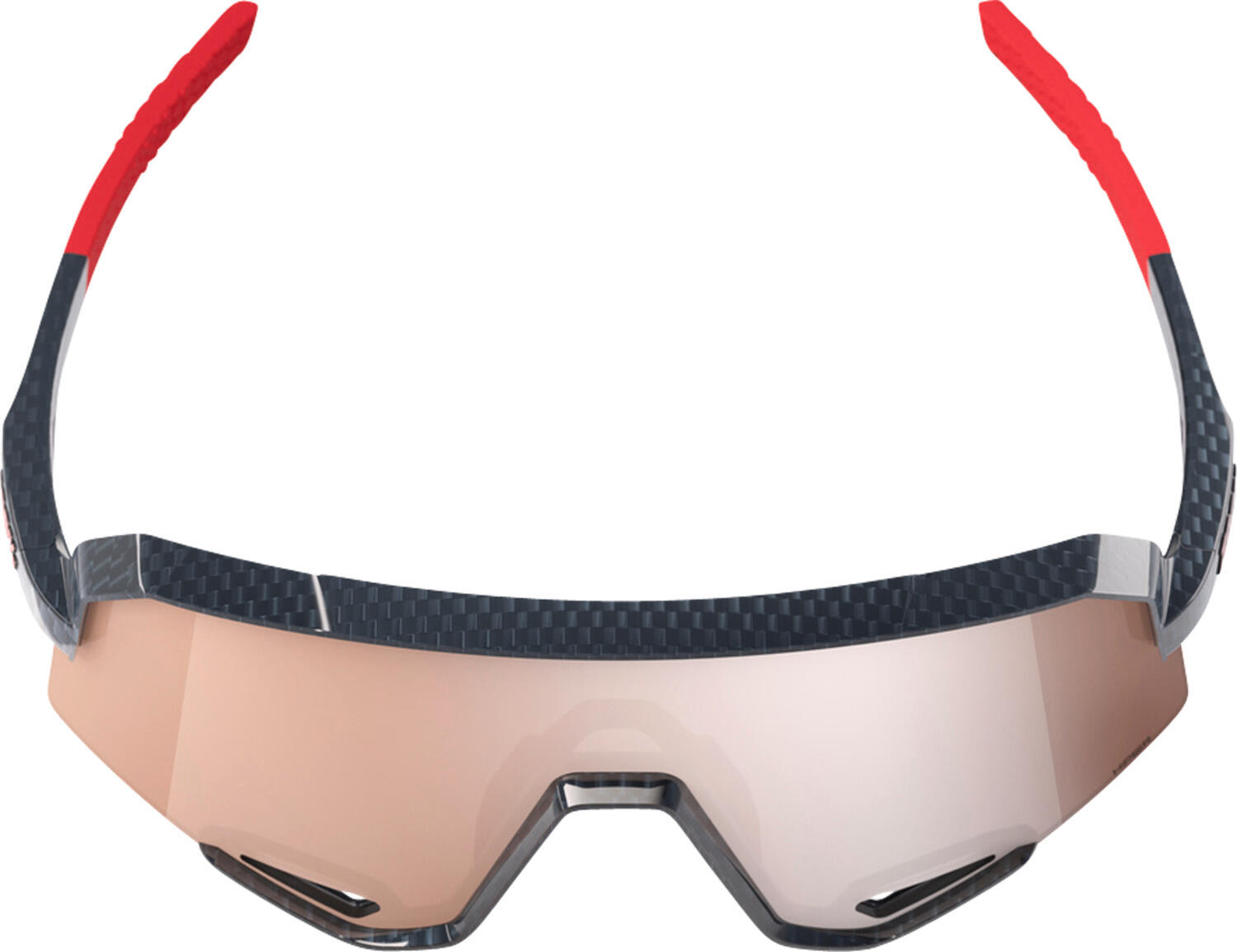 Brille Slendale - Gloss Crabon Fiber - HiPPER Crimson-Silver Mirror Lens 4/4