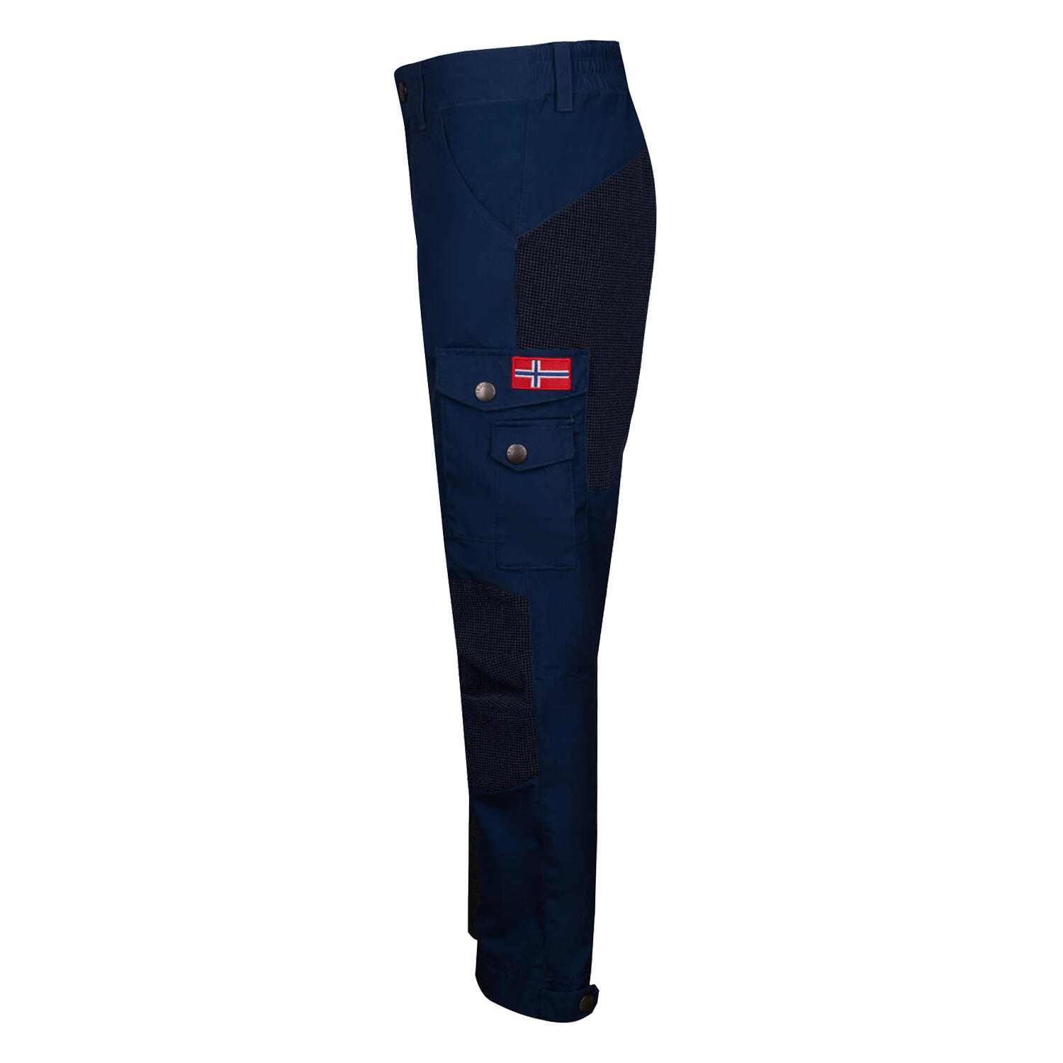 Pantalon Outdoor Hammerdalen pour enfants Bleu marine / Orange 3/4