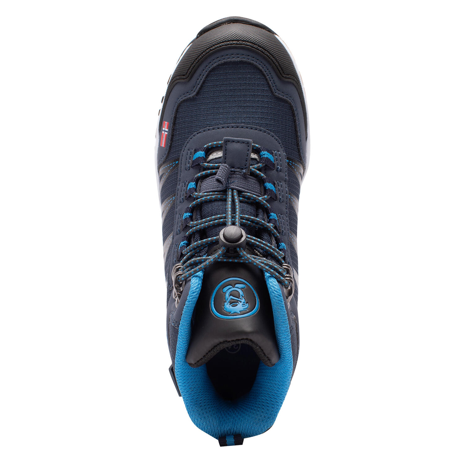 Chaussures de randonnée pour enfants Trolltunga Mid Bleu marine / Bleu moyen 6/7
