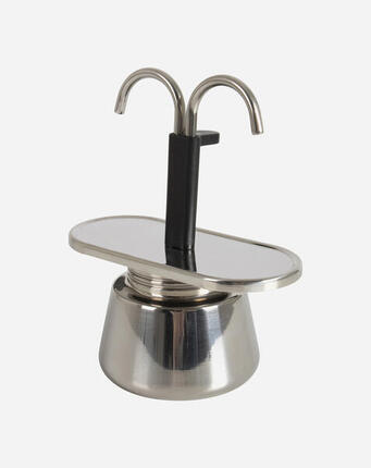 Bo-Camp - Kaffeemaschine - 2 Tassen - Edelstahl