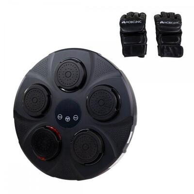 Máquina de boxeo de 9 modos Incluye guantes Luces Pantalla LED y Bluetooth
