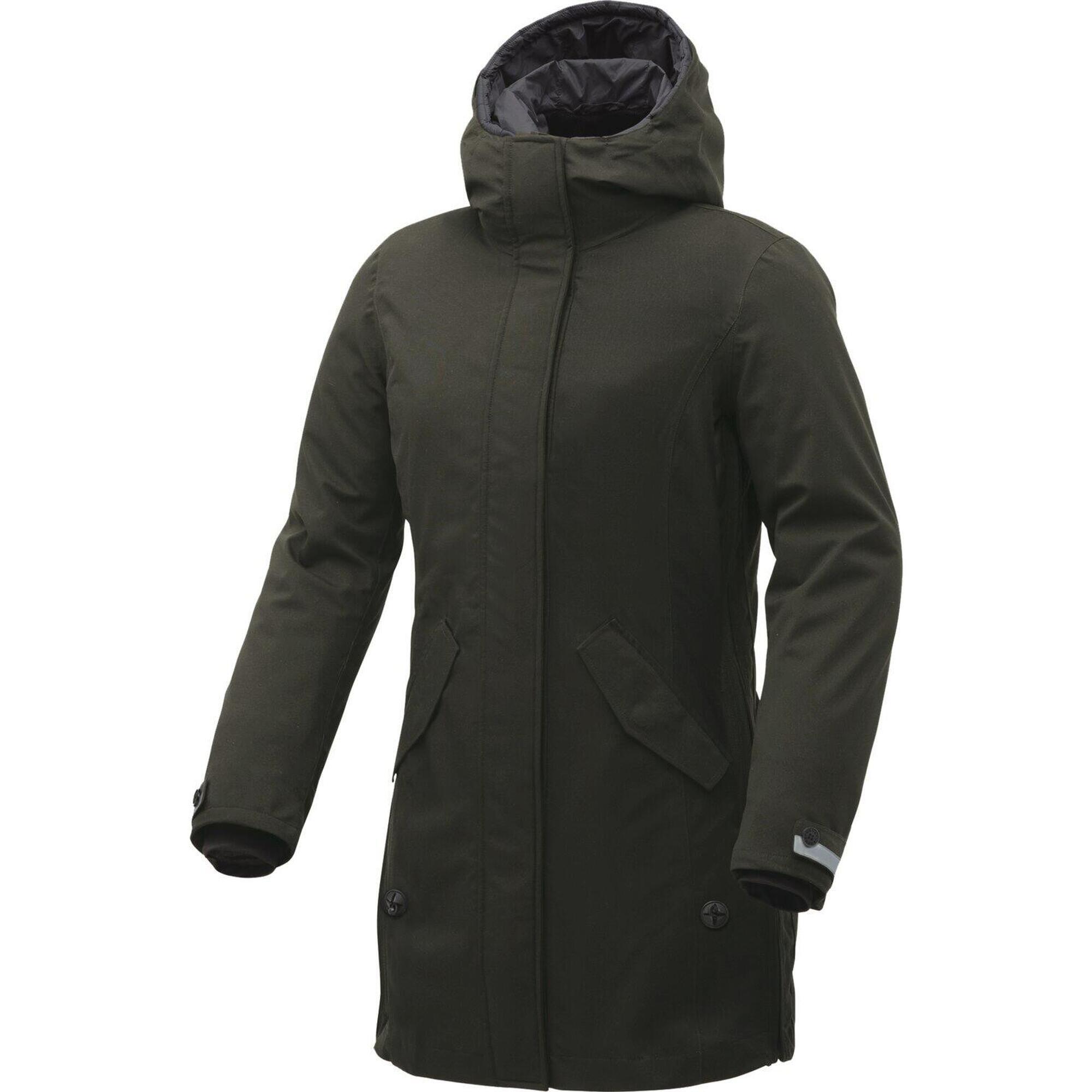 Tucano Urbano - Parka Vélo Magic Parka 2 En 1 Femme Verte 3/4 Étanche - Veste - Vert - Decathlon