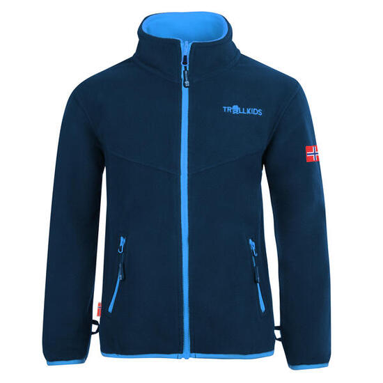 Veste polaire enfant Oppdal XT respirante isolante Bleu Moyen