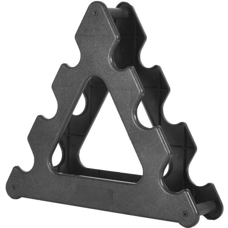 Gorilla Sports - Support Noir Pour 6 Haltères Vinyles | Fitness Et Musculation - Rack De Rangement - Noir - Taille Unique - Decathlon